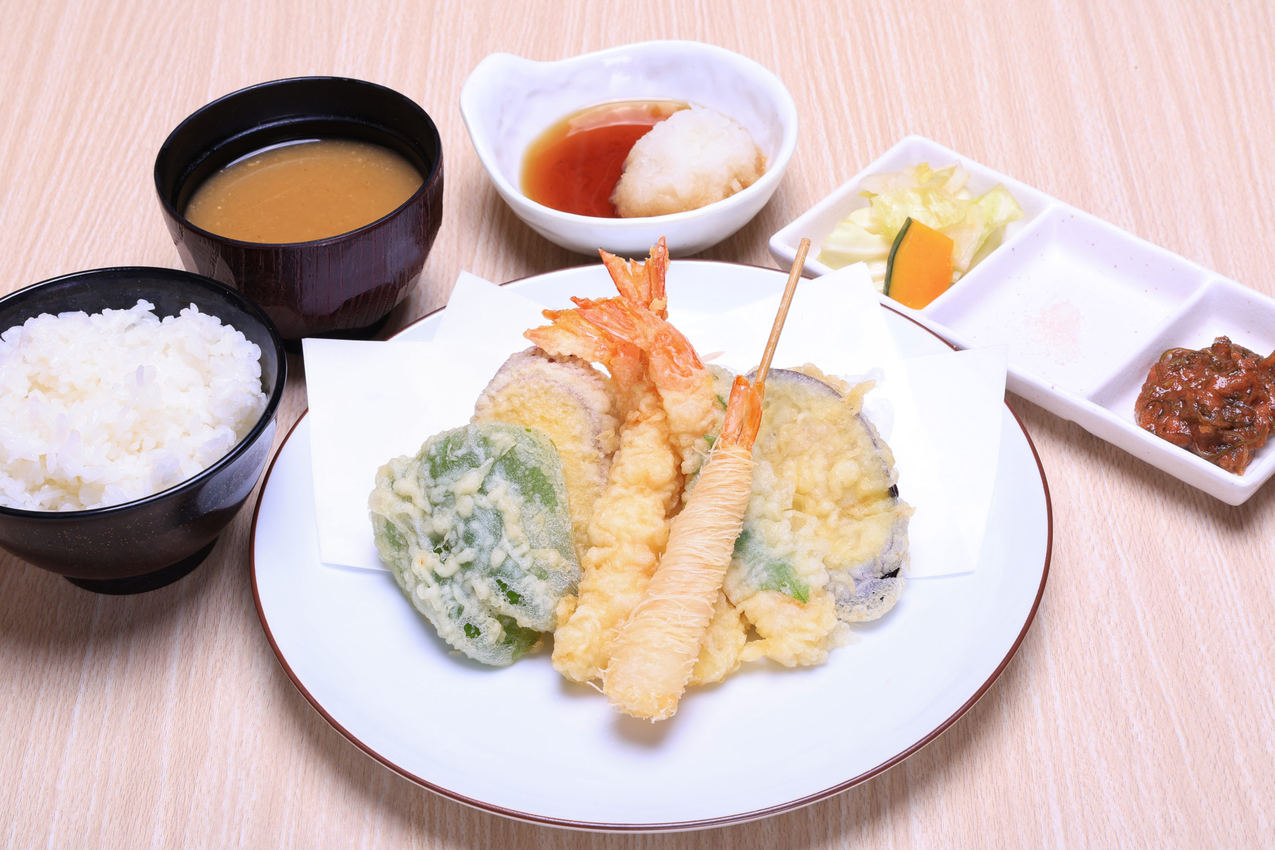 海老海老天定食